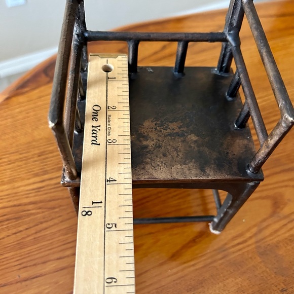 Pottery Barn Iron Miniature Chair - Picture 6 of 9